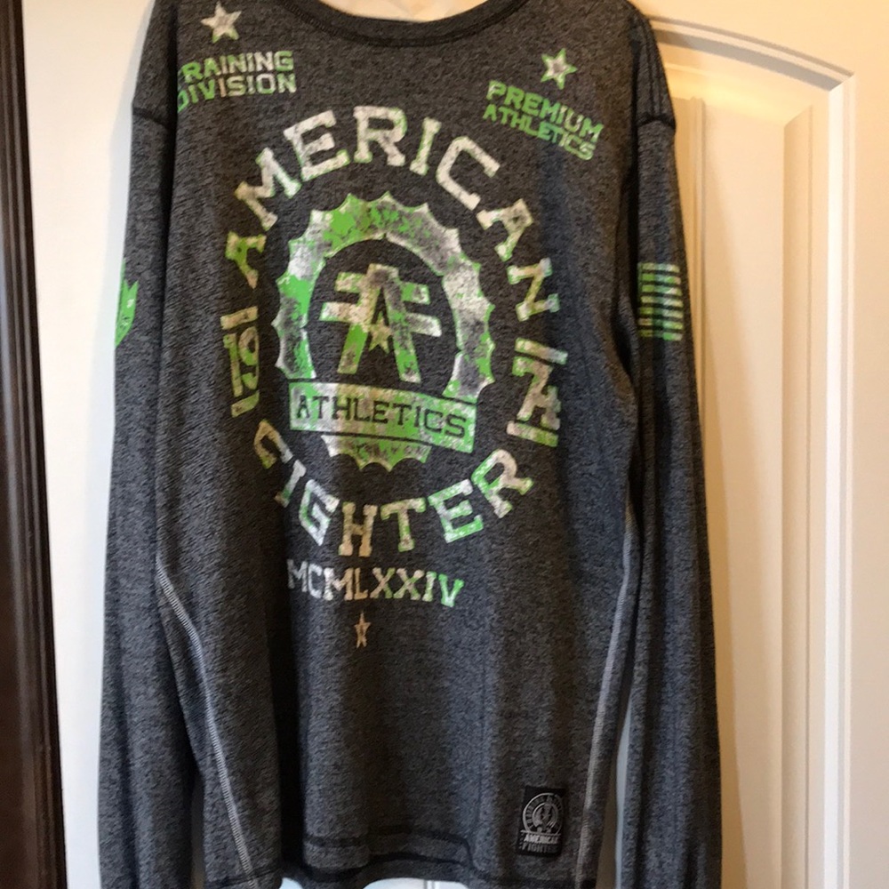 American Fighter Gray pullover shirt